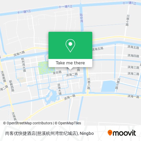 尚客优快捷酒店(慈溪杭州湾世纪城店) map