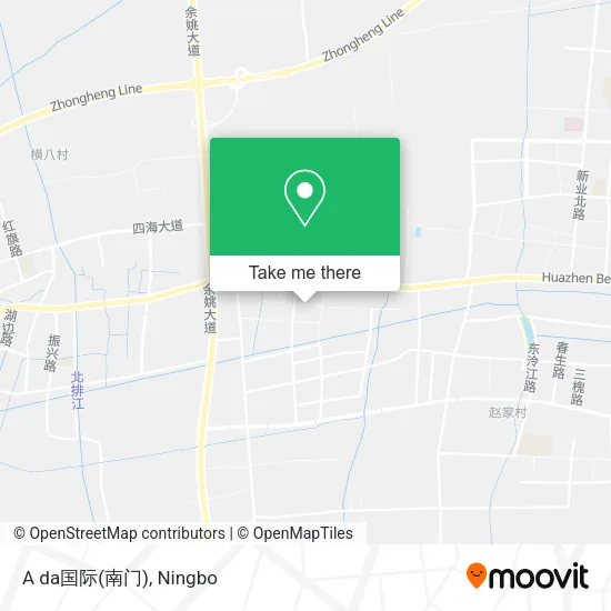 A da国际(南门) map