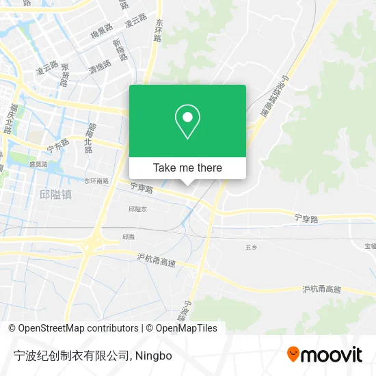 宁波纪创制衣有限公司 map