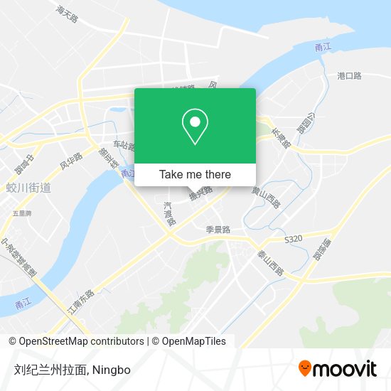 刘纪兰州拉面 map