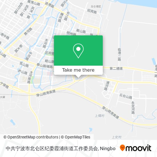 中共宁波市北仑区纪委霞浦街道工作委员会 map