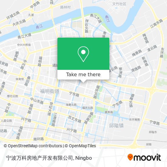 宁波万科房地产开发有限公司 map