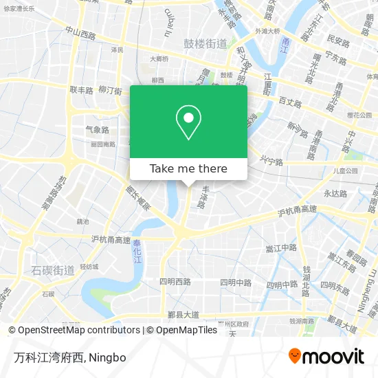 万科江湾府西 map