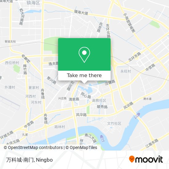 万科城-南门 map