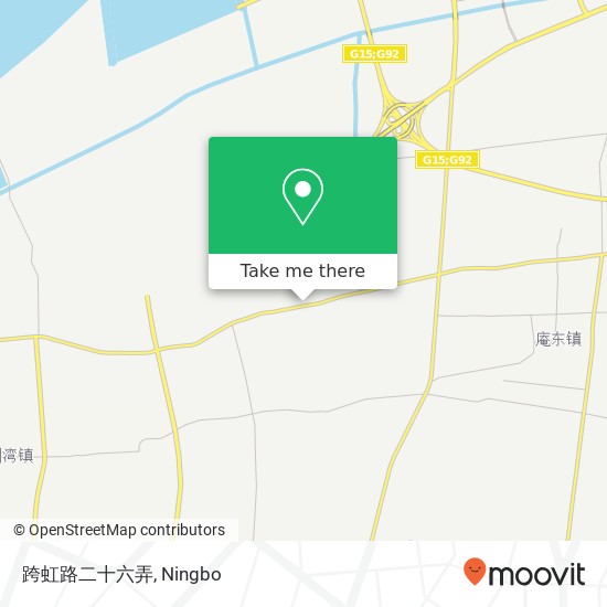 跨虹路二十六弄 map