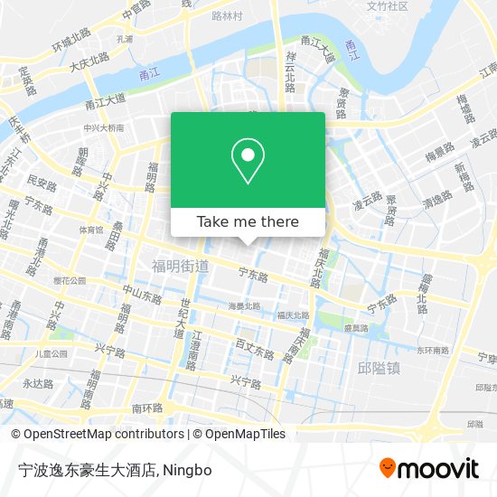 宁波逸东豪生大酒店 map