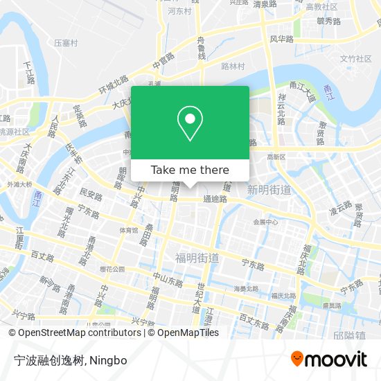宁波融创逸树 map