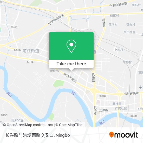 长兴路与洪塘西路交叉口 map