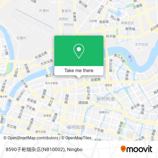 8590子彬烟杂店(NB10002) map