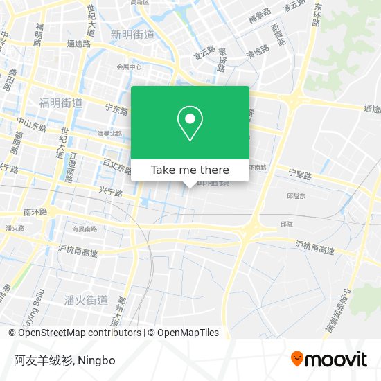 阿友羊绒衫 map