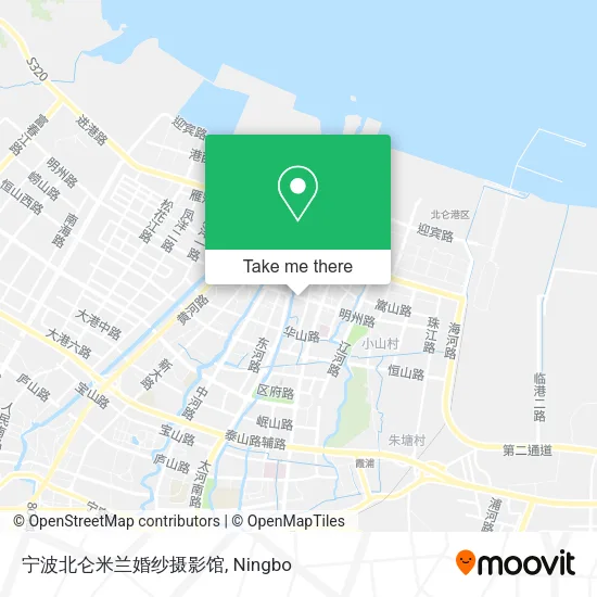 宁波北仑米兰婚纱摄影馆 map