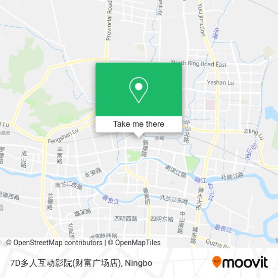 7D多人互动影院(财富广场店) map