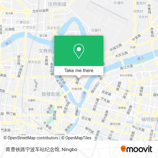 甬曹铁路宁波车站纪念馆 map