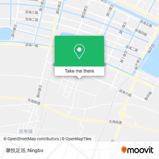 馨悦足浴 map