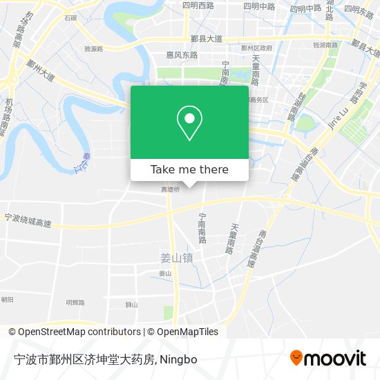 宁波市鄞州区济坤堂大药房 map