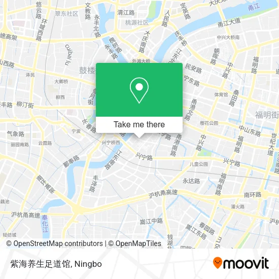 紫海养生足道馆 map