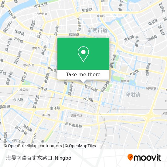 海晏南路百丈东路口 map