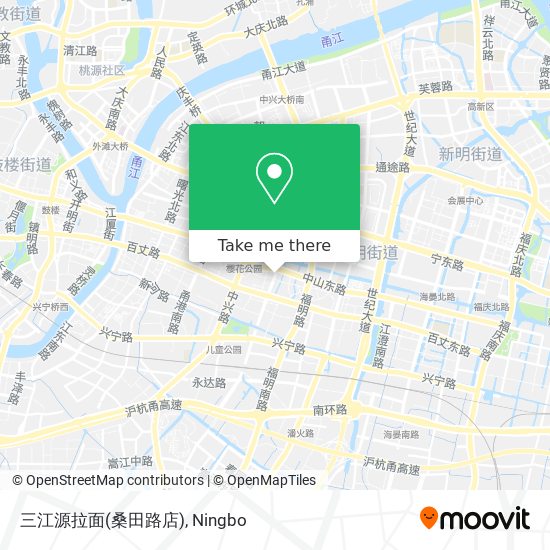 三江源拉面(桑田路店) map