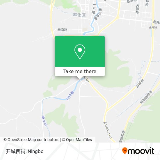 开城西街 map