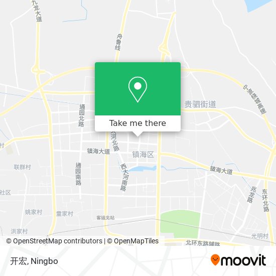 开宏 map