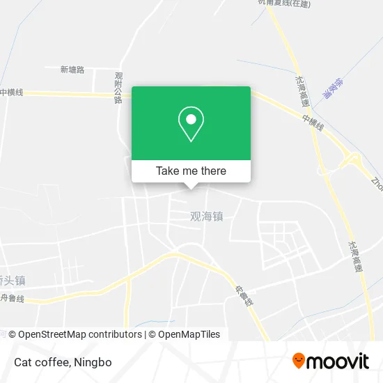 Cat coffee map