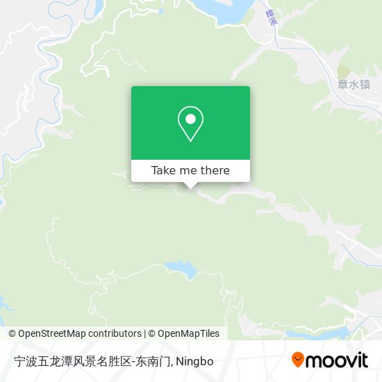宁波五龙潭风景名胜区-东南门 map