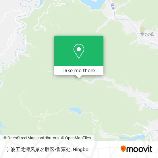 宁波五龙潭风景名胜区-售票处 map