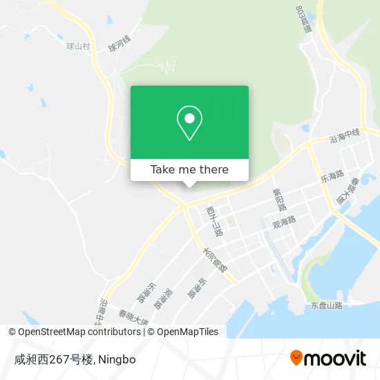 咸昶西267号楼 map
