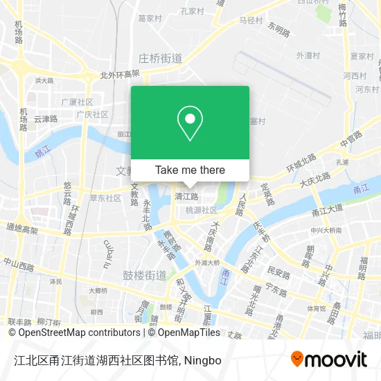 江北区甬江街道湖西社区图书馆 map