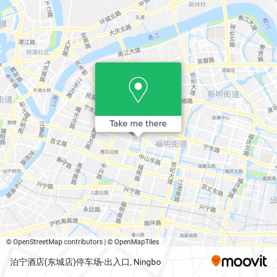 泊宁酒店(东城店)停车场-出入口 map