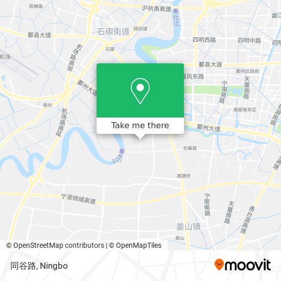 同谷路 map