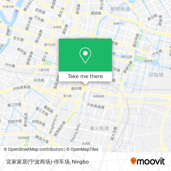 宜家家居(宁波商场)-停车场 map