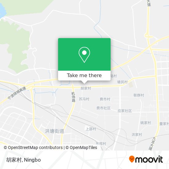 胡家村 map