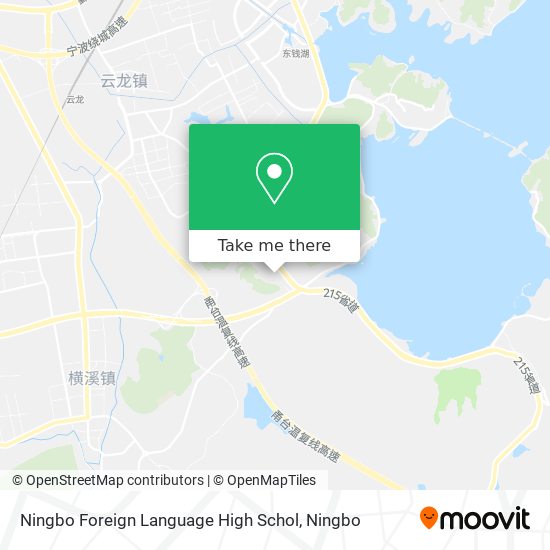 Ningbo Foreign Language High Schol map