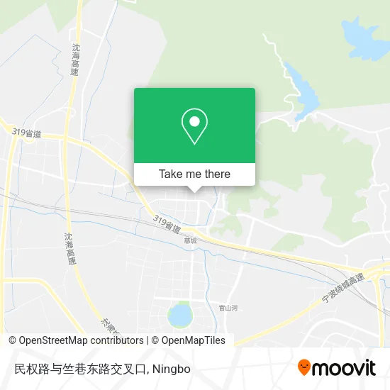 民权路与竺巷东路交叉口 map