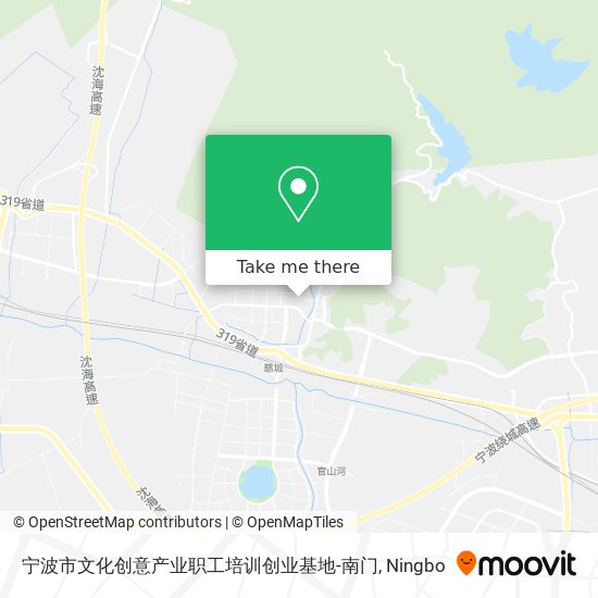 宁波市文化创意产业职工培训创业基地-南门 map