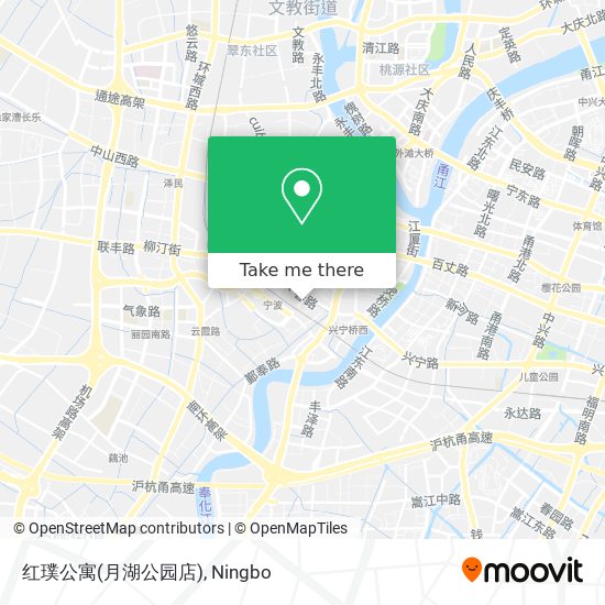红璞公寓(月湖公园店) map