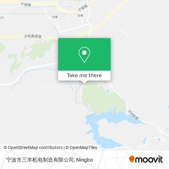 宁波市三羊机电制造有限公司 map