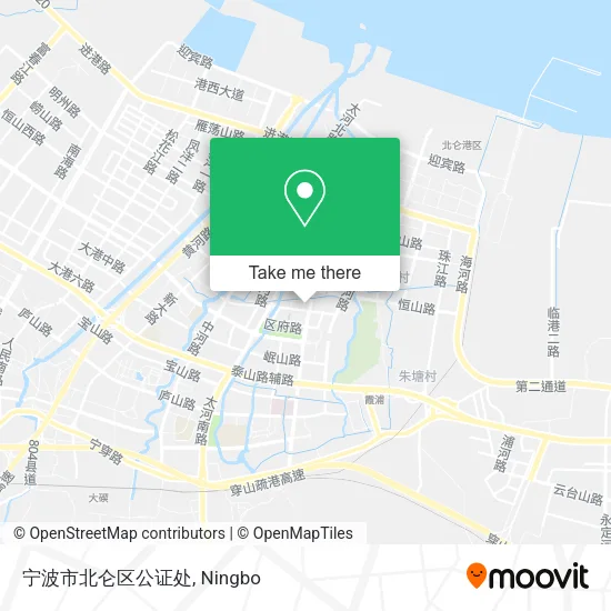 宁波市北仑区公证处 map