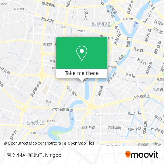 启文小区-东北门 map