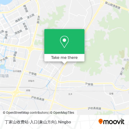 丁家山收费站-入口(象山方向) map