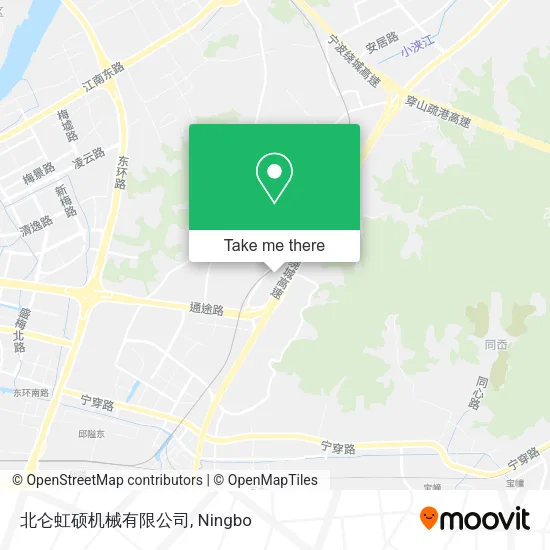北仑虹硕机械有限公司 map