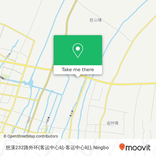 慈溪232路外环(客运中心站-客运中心站) map