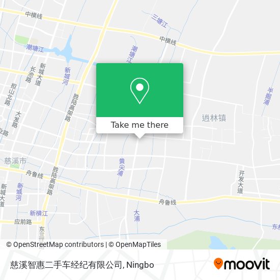 慈溪智惠二手车经纪有限公司 map