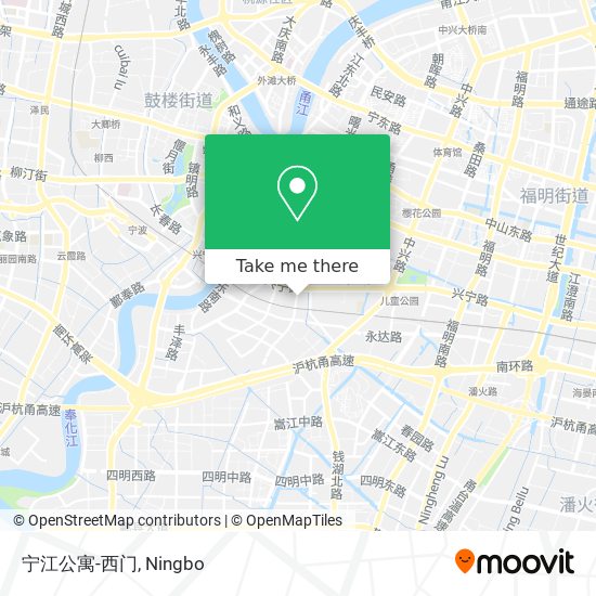 宁江公寓-西门 map