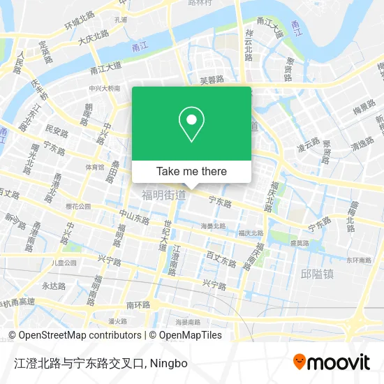 江澄北路与宁东路交叉口 map