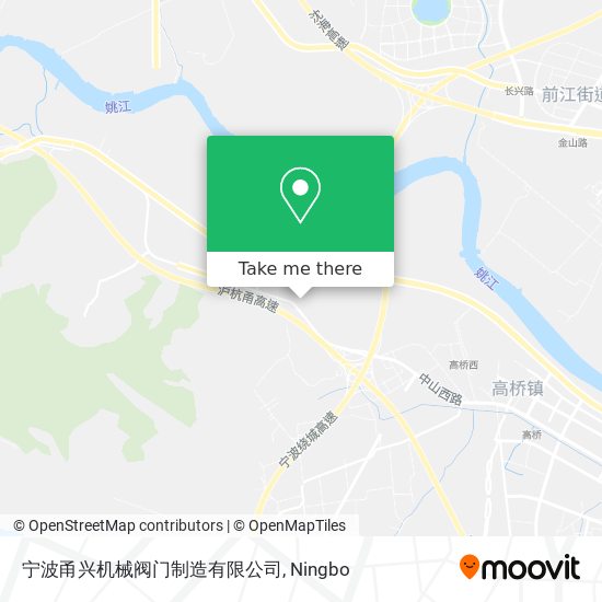宁波甬兴机械阀门制造有限公司 map