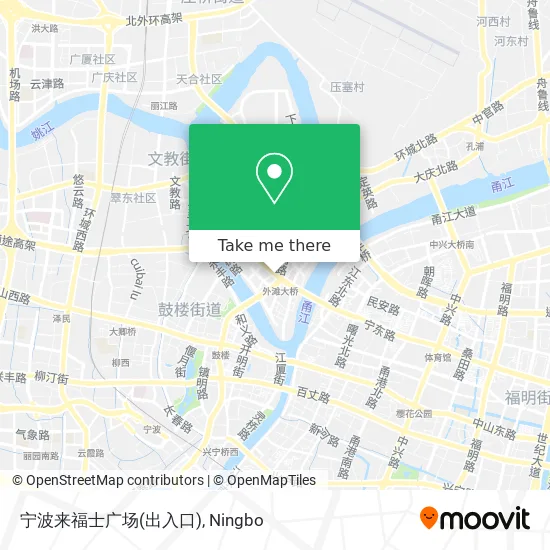 宁波来福士广场(出入口) map