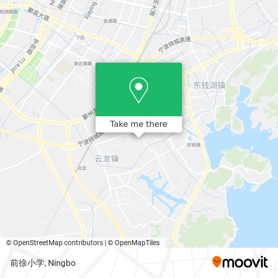 前徐小学 map