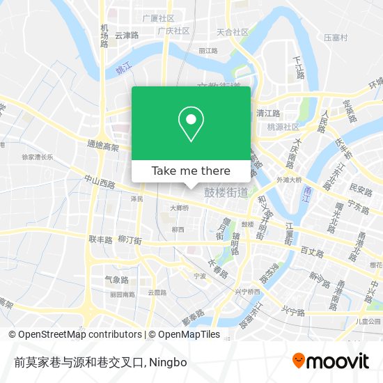 前莫家巷与源和巷交叉口 map